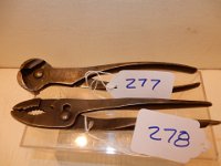 277 & 278) WINCHESTER NIPPERS AND OFFSET PLIERS