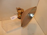 281) AUTOLITE CARBIDE LAMP W/ LARGE REFLECTOR