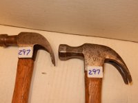 297) PAIR OF KEEN KUTTER CLAW HAMMERS