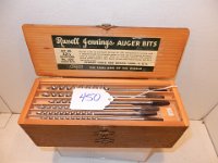 450)  RUSSELL JENNINGS AUGER BITS IN ORIGINAL BOX