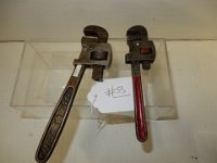 53) PAIR OF SMALL KEEN KUTTER PIPE WRENCHES