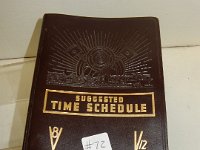 72) 1939 FORD V8 & V12 SUGGESTED TIME SCHEDULE BOOK