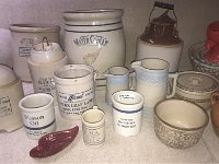 STONEWARE, GLASSWARE,  AND POTTERY
