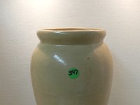 347 - STONEWARE COOKIE JAR, NO COVER