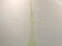 372 - VASELINE GLASS VASE