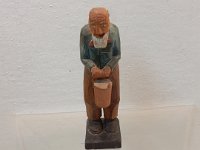 57 - OLE THE HERMIT WOOD CARVING