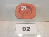 91 - DICKOTA ROUGHRIDERS HOTEL, MEDORA SCORIA ASHTRAY (WRONG NUMBER IN THE PHOTO)