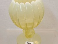 93 - VASELINE GLASS VASE