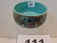 111 - UND BOWL SIGNED SCHNELL