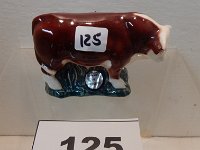 125 - MESSER HEREFORD BULL FIGURINE