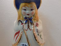 126 - SHAWNEE LITTLE BO PEEP PITCHER WITH GOLD TRIM