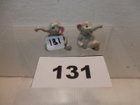 131 - ROSEMEADE MINIATURE ELEPHANT FIGURINES