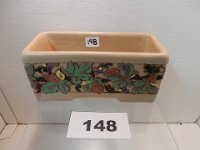 148 - UND WINDOW BOX PLANTER BY RUTH SCHNELL, INSCRIBED ON THE BOTTOM