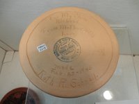 202 - BOTTOM INSCRIBED "FOR MY SON, RICHARD FROM MOTHER WITH LOVE, MADE FEB. 23, 1945, RUTH R. SCHNELL"