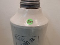 205 - RED WING 2 QUART MASON JAR, BLACK INK