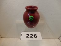 226 - DICKOTA MAROON VASE